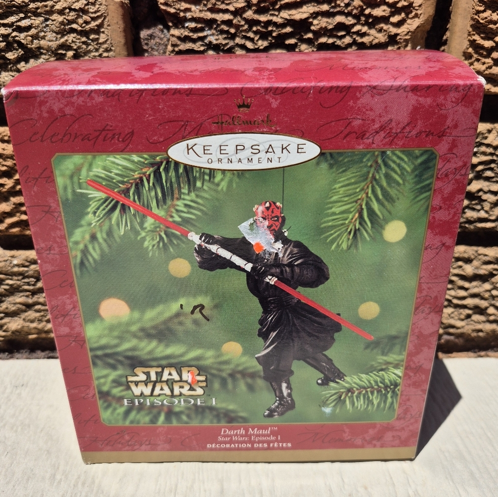 Hallmark Star Wars Episode 1 Darth Maul 2000 Figurine Holiday Keepsake Ornament